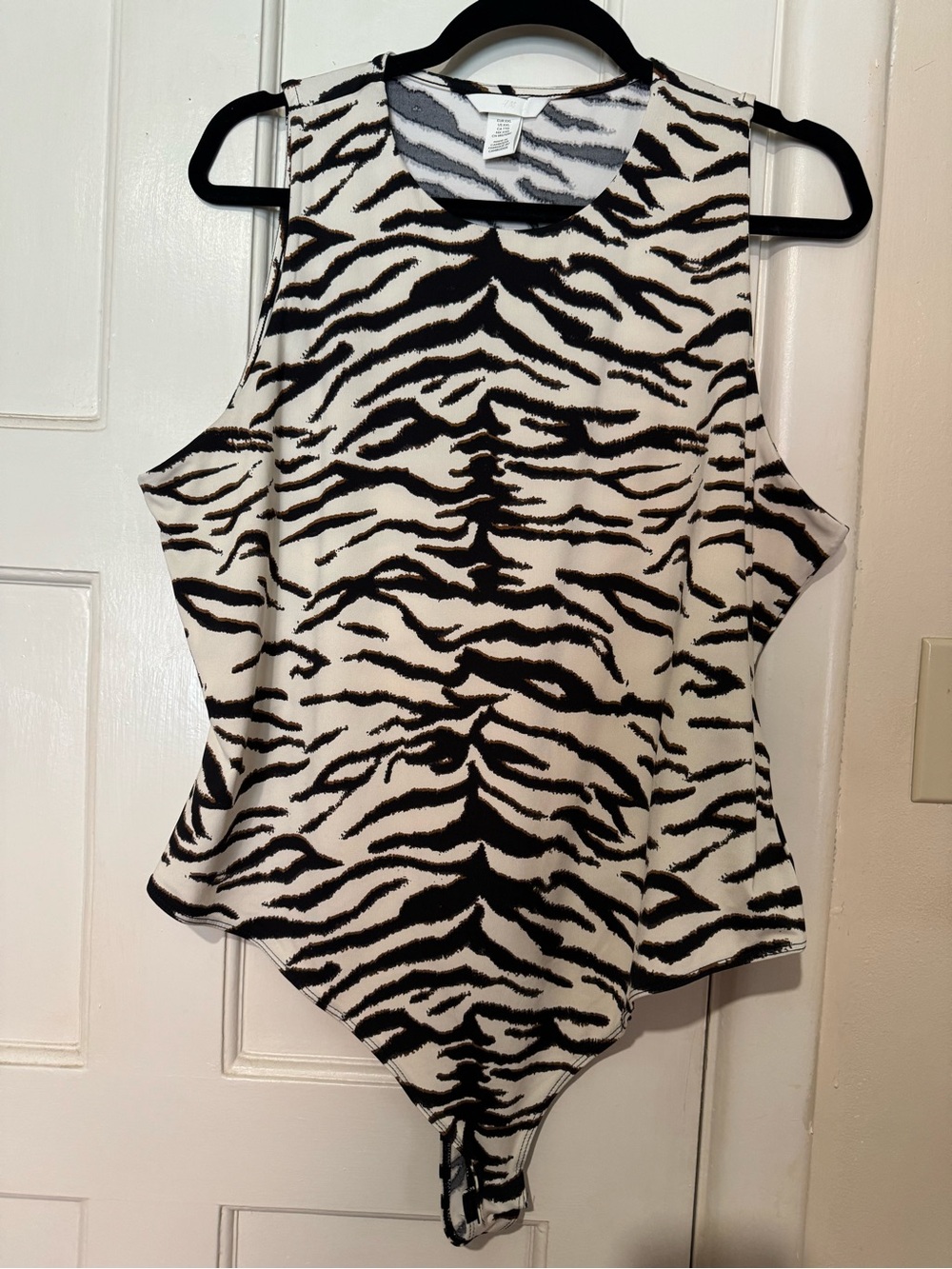 H&M Zebra Print Bodysuit